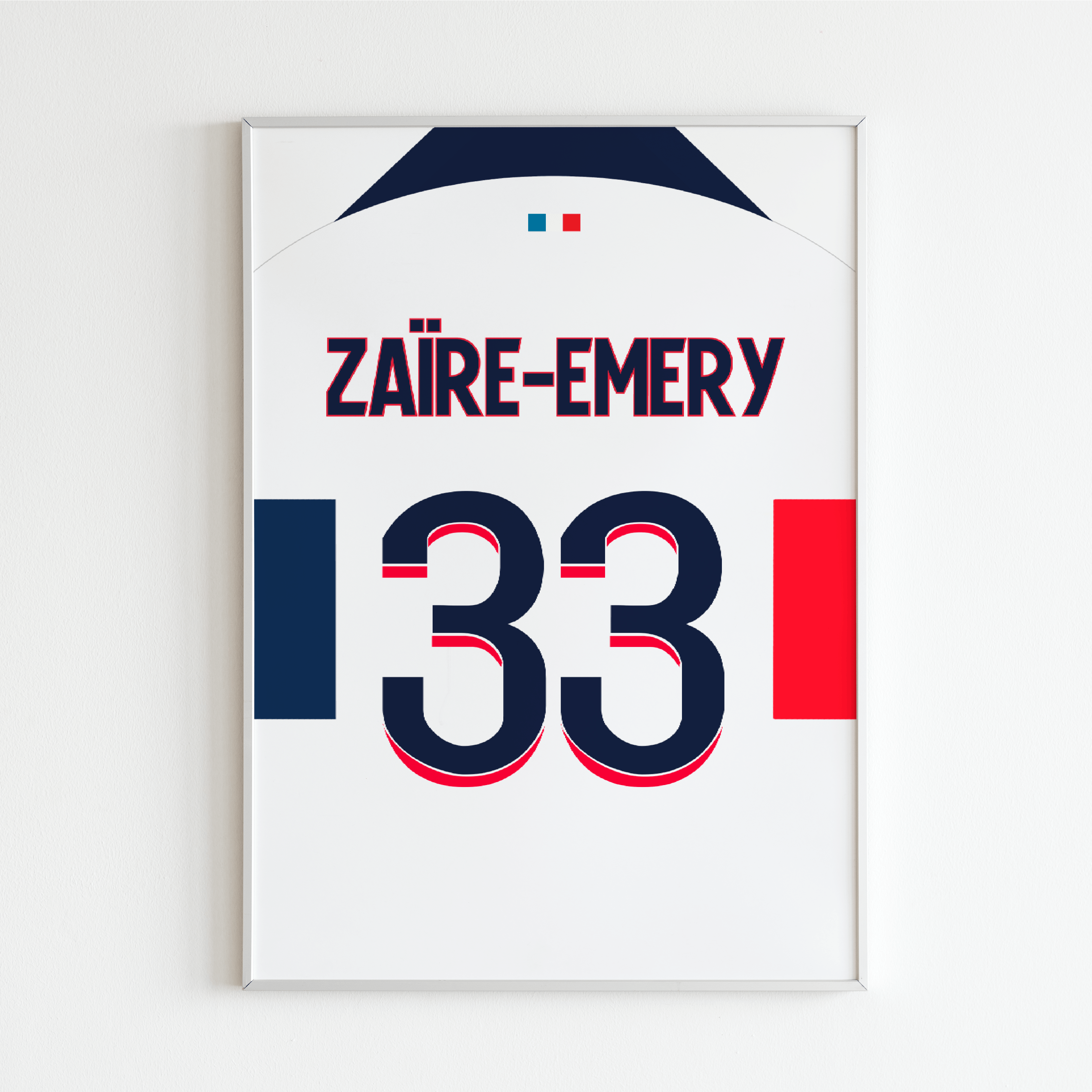 Poster maillot Paris Saint Germain - Extérieur 2023/24