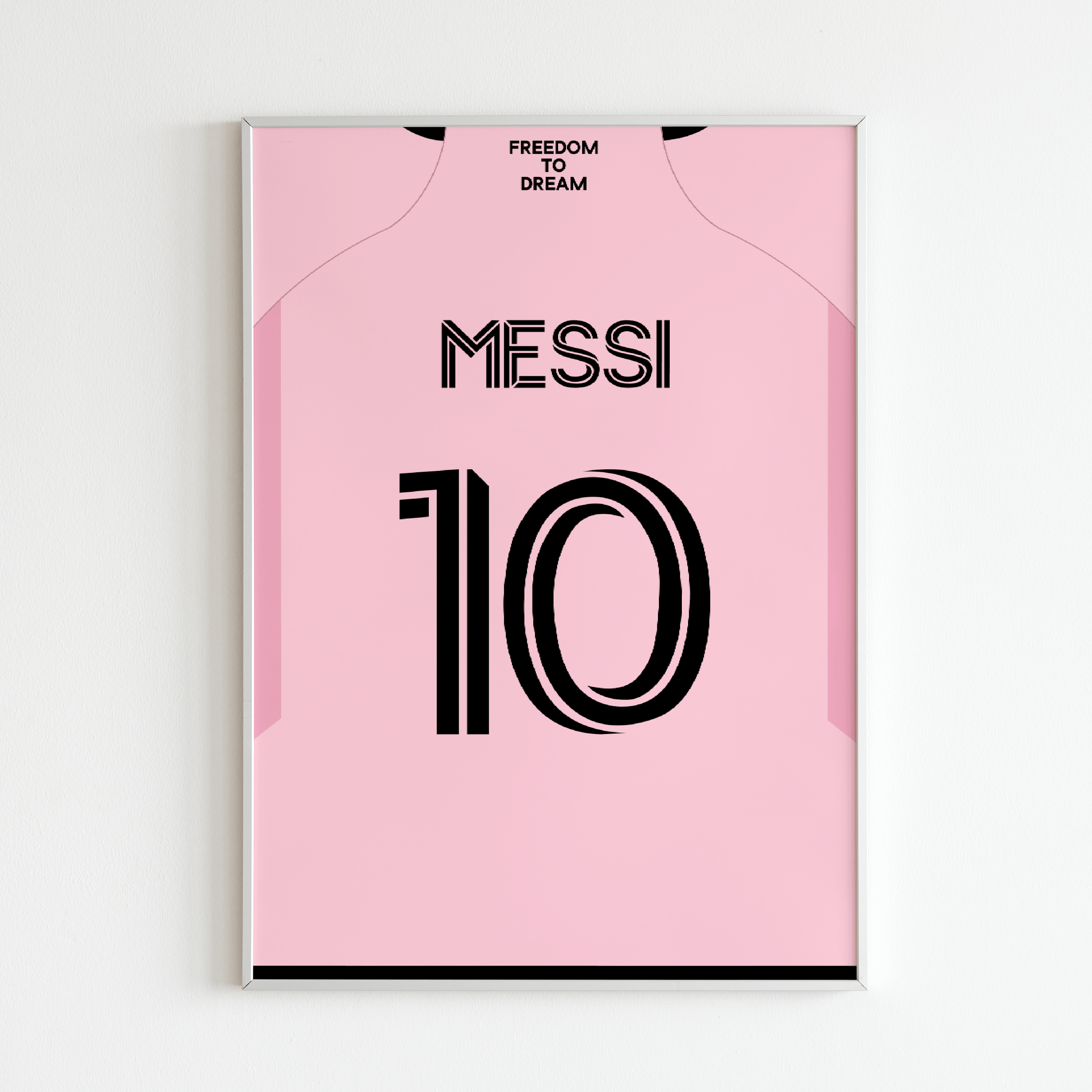 Poster maillot Lionel Messi Inter Miami 2023/24