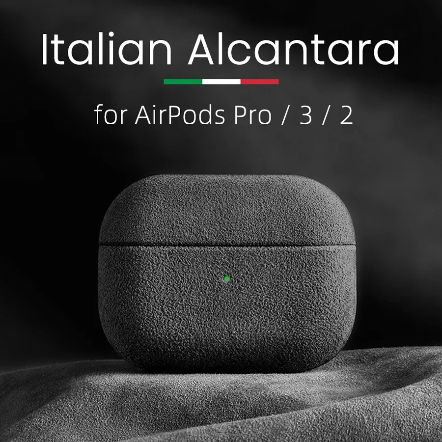 Luxury Alcantara Leather Case for AirPods