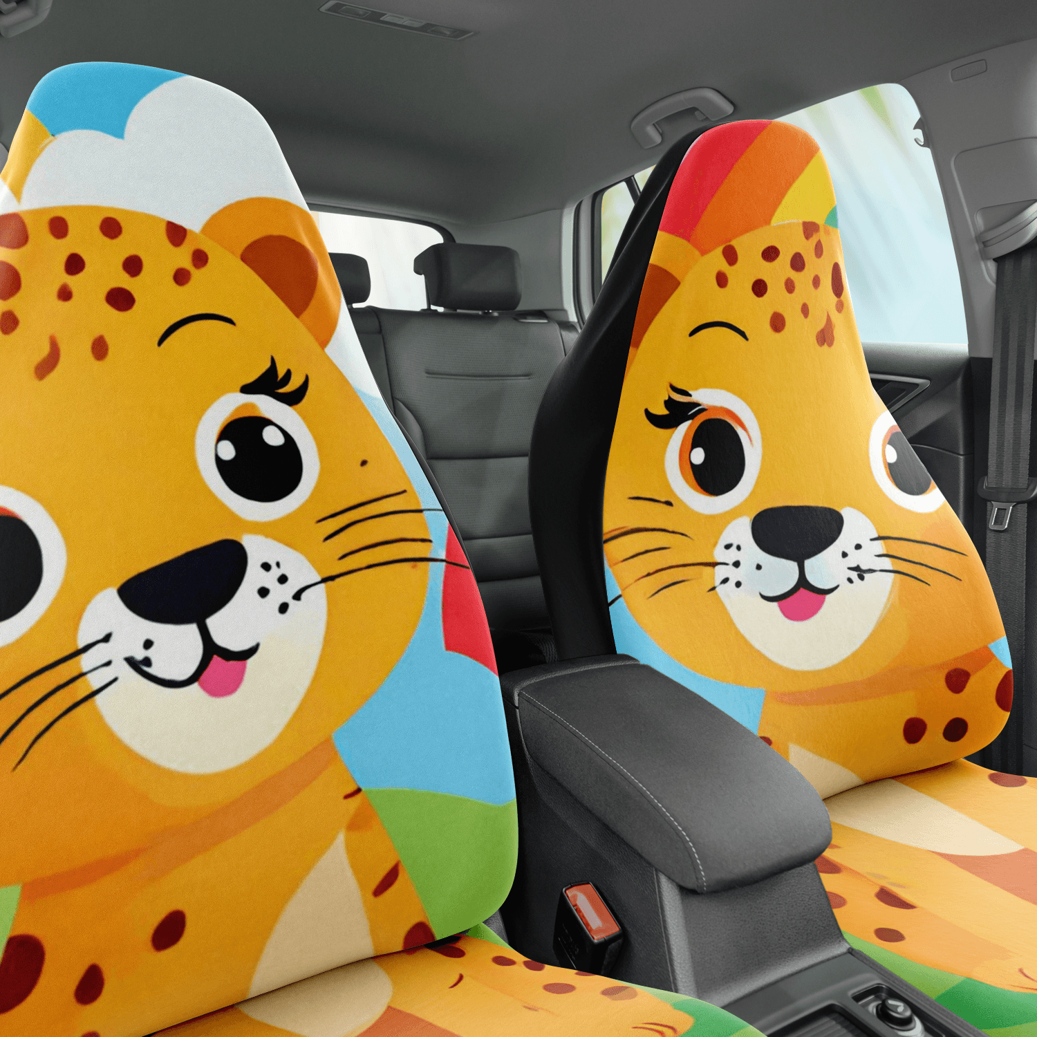 Süße Leoparden Auto-Sitzbezüge