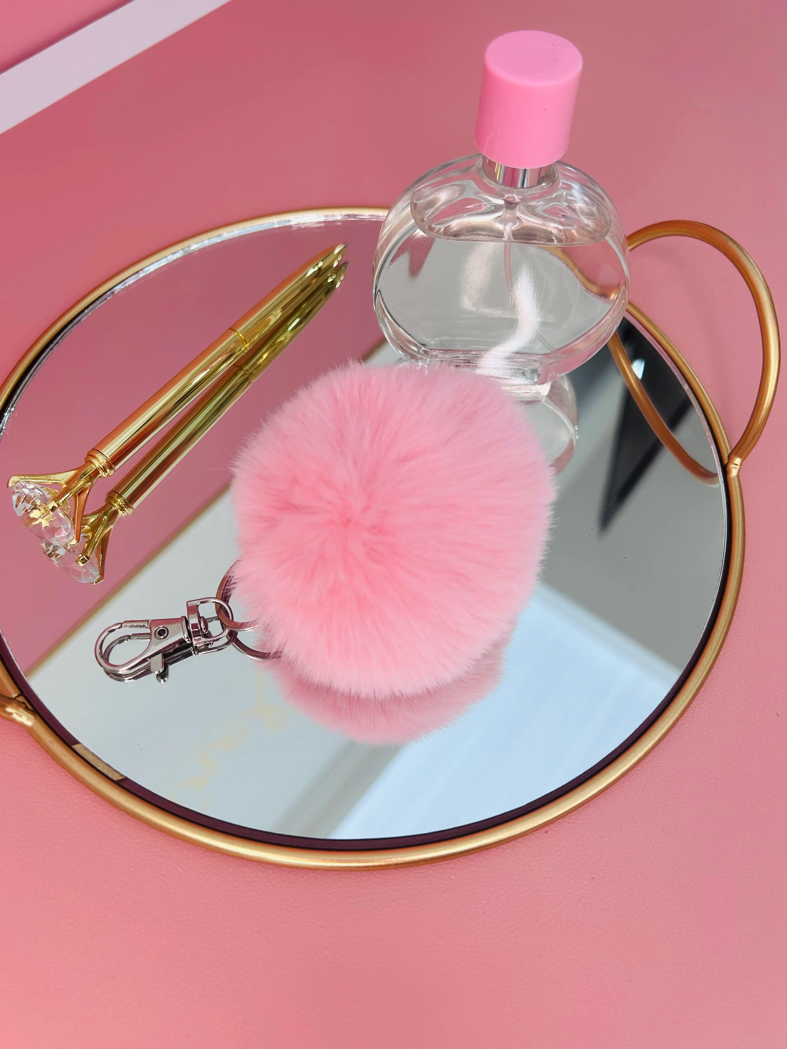 Pom Pom Keychain