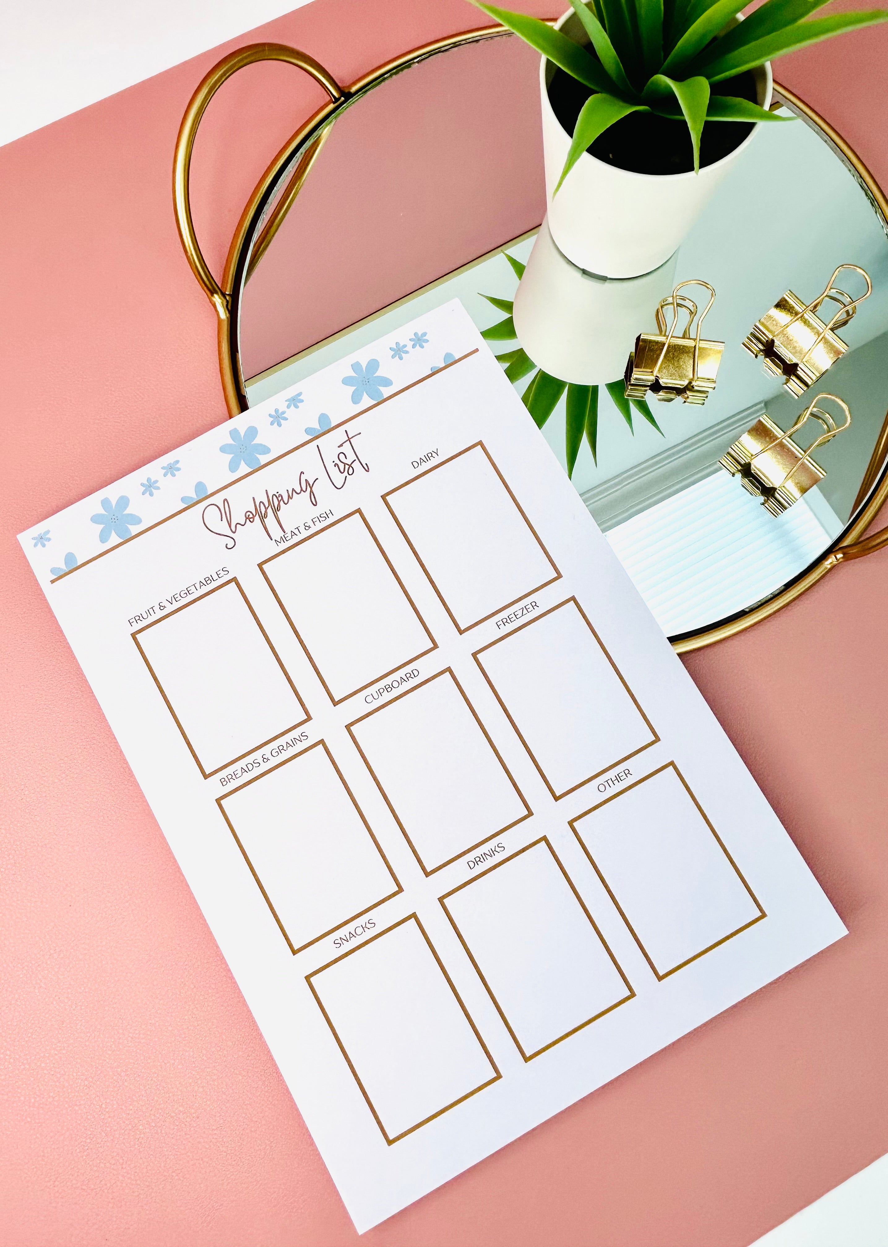 Shopping List Pad - Ditsy Daisy