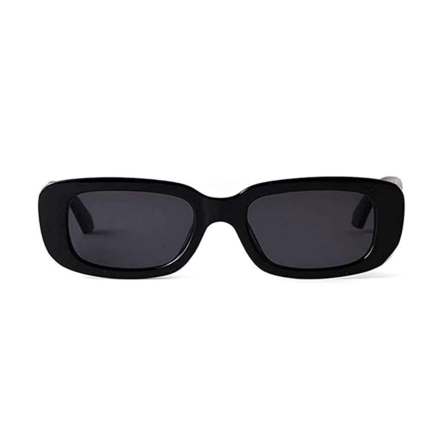 Rectro Series Retro Rectangular Sunglasses - Black