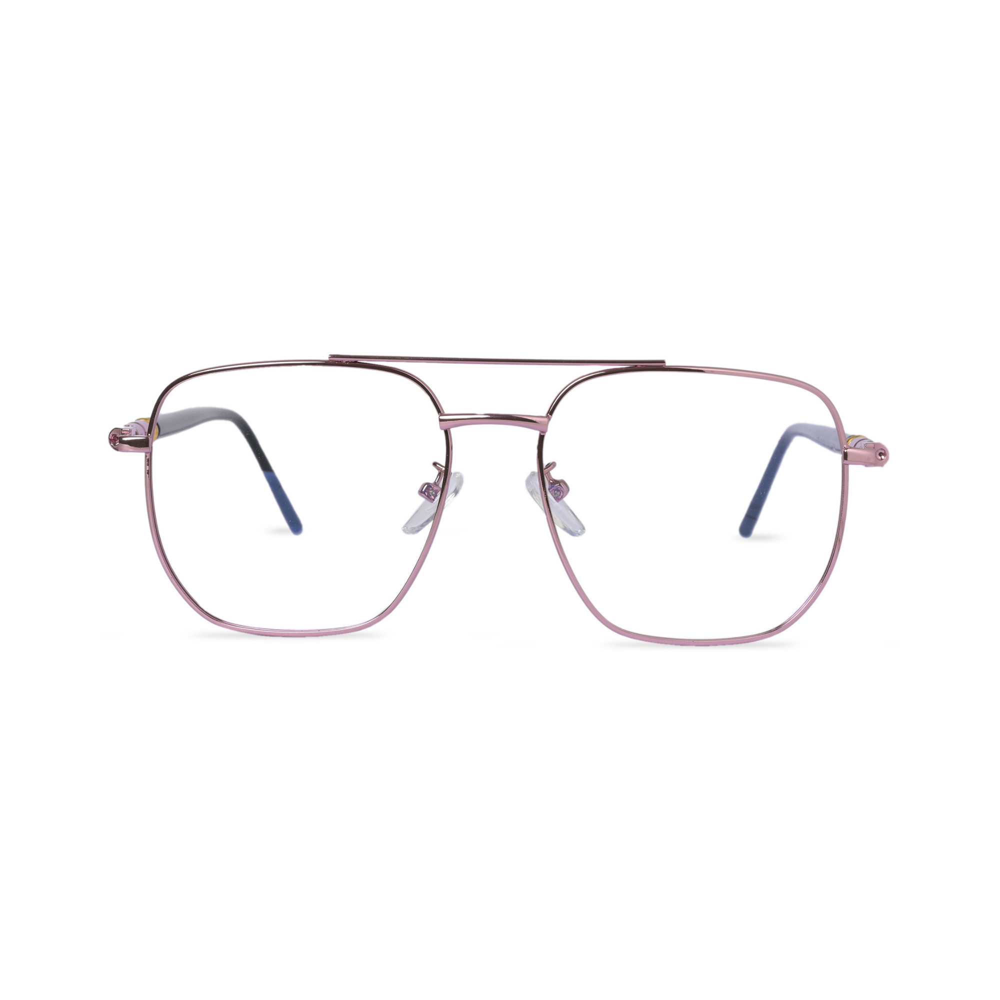 essntl Series Zero Power Blue Light Filter Lenses, Anti Glare Computer Glasses | Photochromic Lenses (Pink)