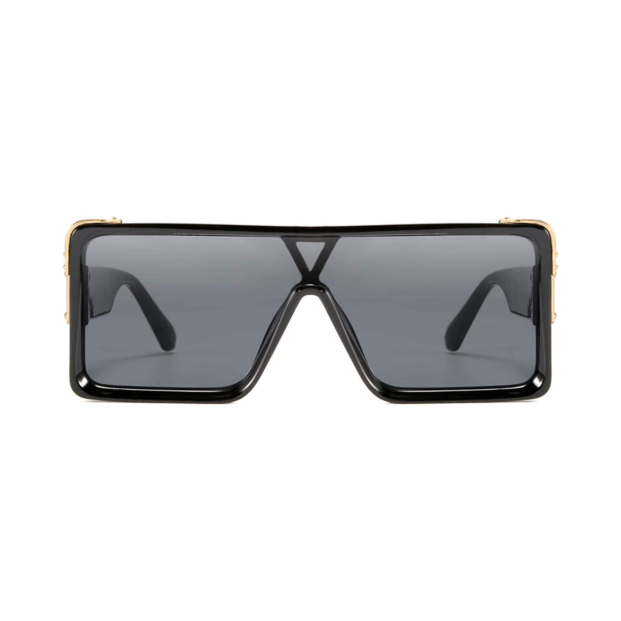 Monster Pro Oversized Square Sunglasses - Black