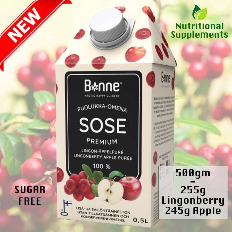 Bonne Premium 100% Lingonberry purée 0,5 L