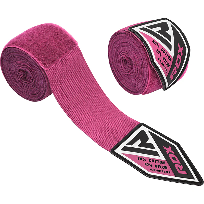 RDX RP 4.5m Pink Women Pro Hand Wraps Tape for Boxing, MMA &amp;amp; Muay Thai