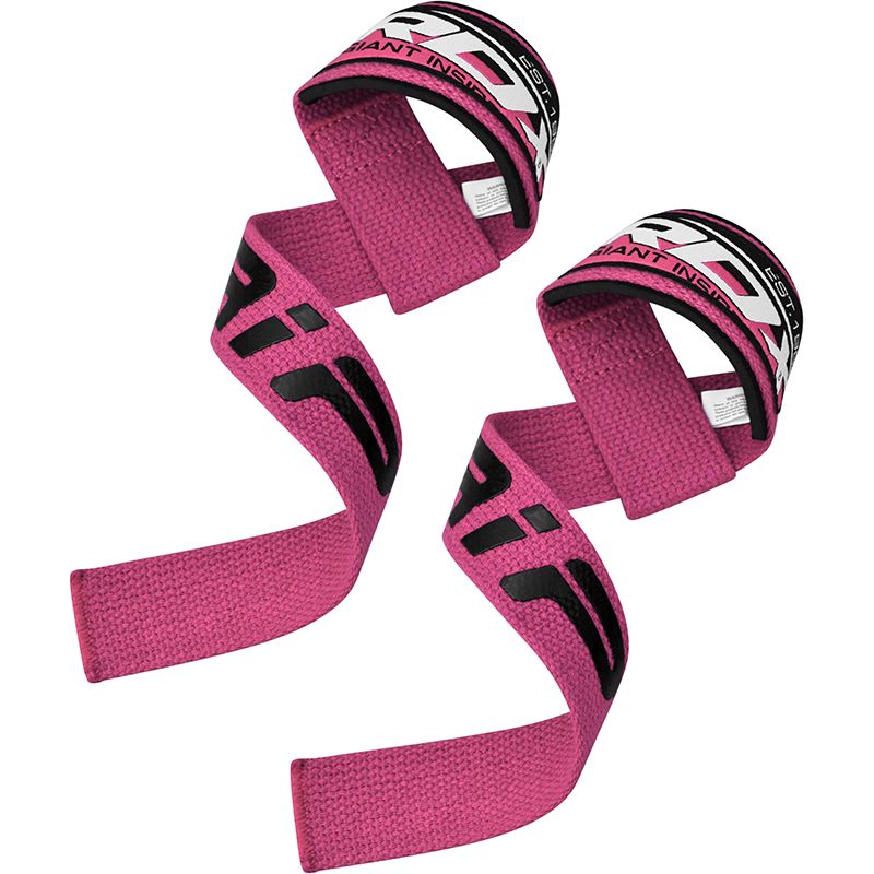 RDX W2 Pink Gym Wrist Straps for Women