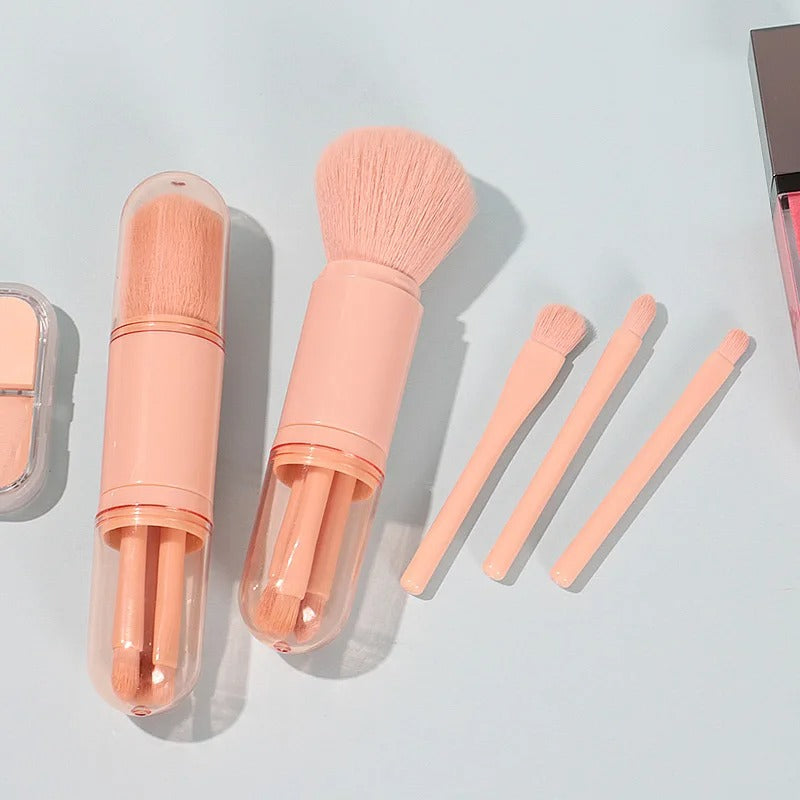 4 In 1 Makeup Brushes Set