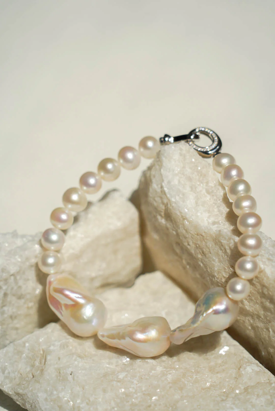 Half-Moon Baroque Pearl Bracelet