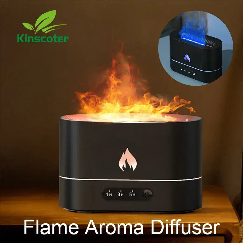 Aroma Diffuser Fire Night Lamp
