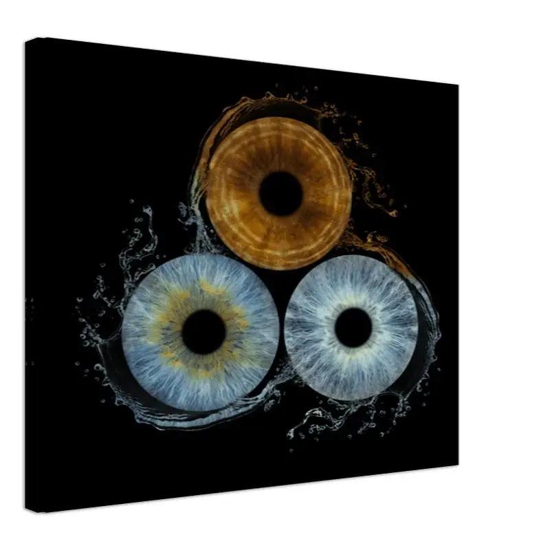 The Waves - Custom Trio Iris Canvas