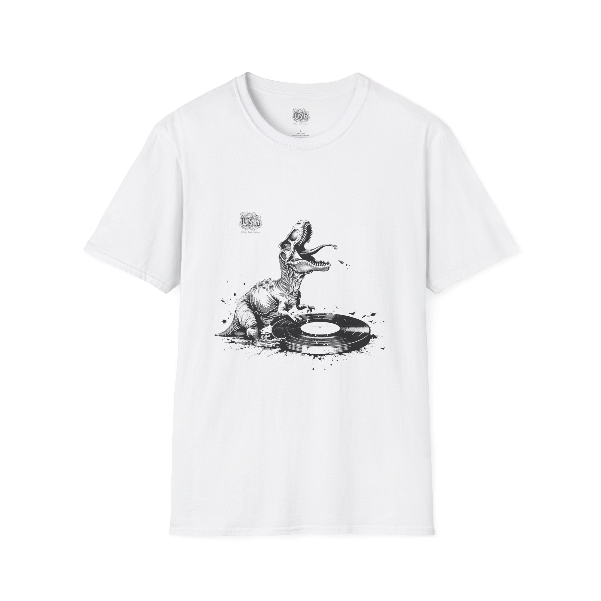 Dinosound Vinyl  Deejay Graphic T-Shirt