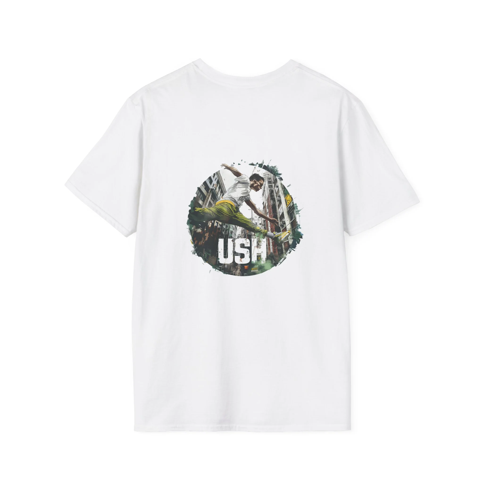 Street Parkour Guy BACK Graphic T-Shirt