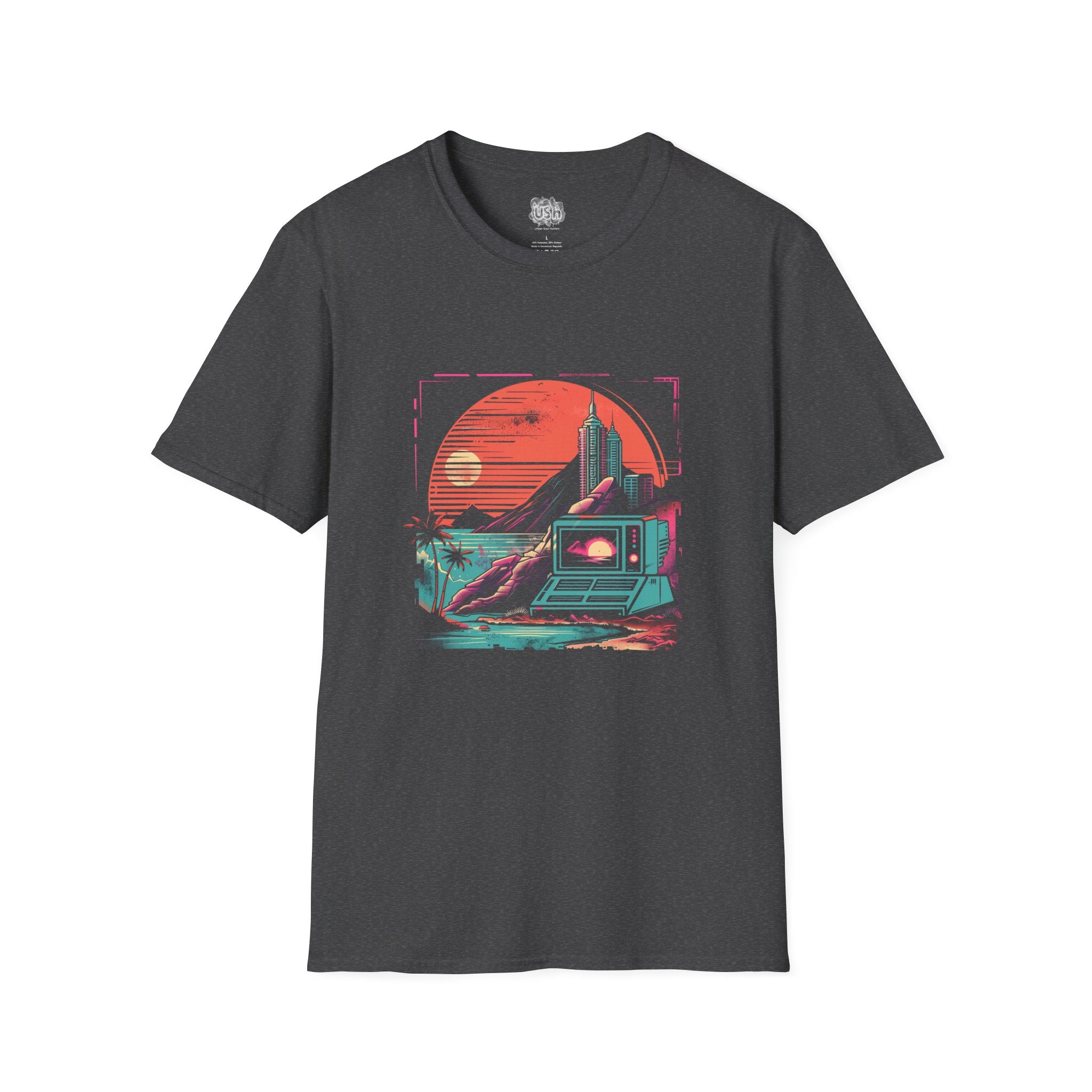 Computer Old School Pop Culture Graphic T-Shirt