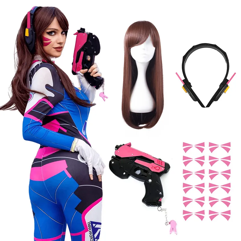 D.Va Cosplay Costume - Overwatch Bodysuit