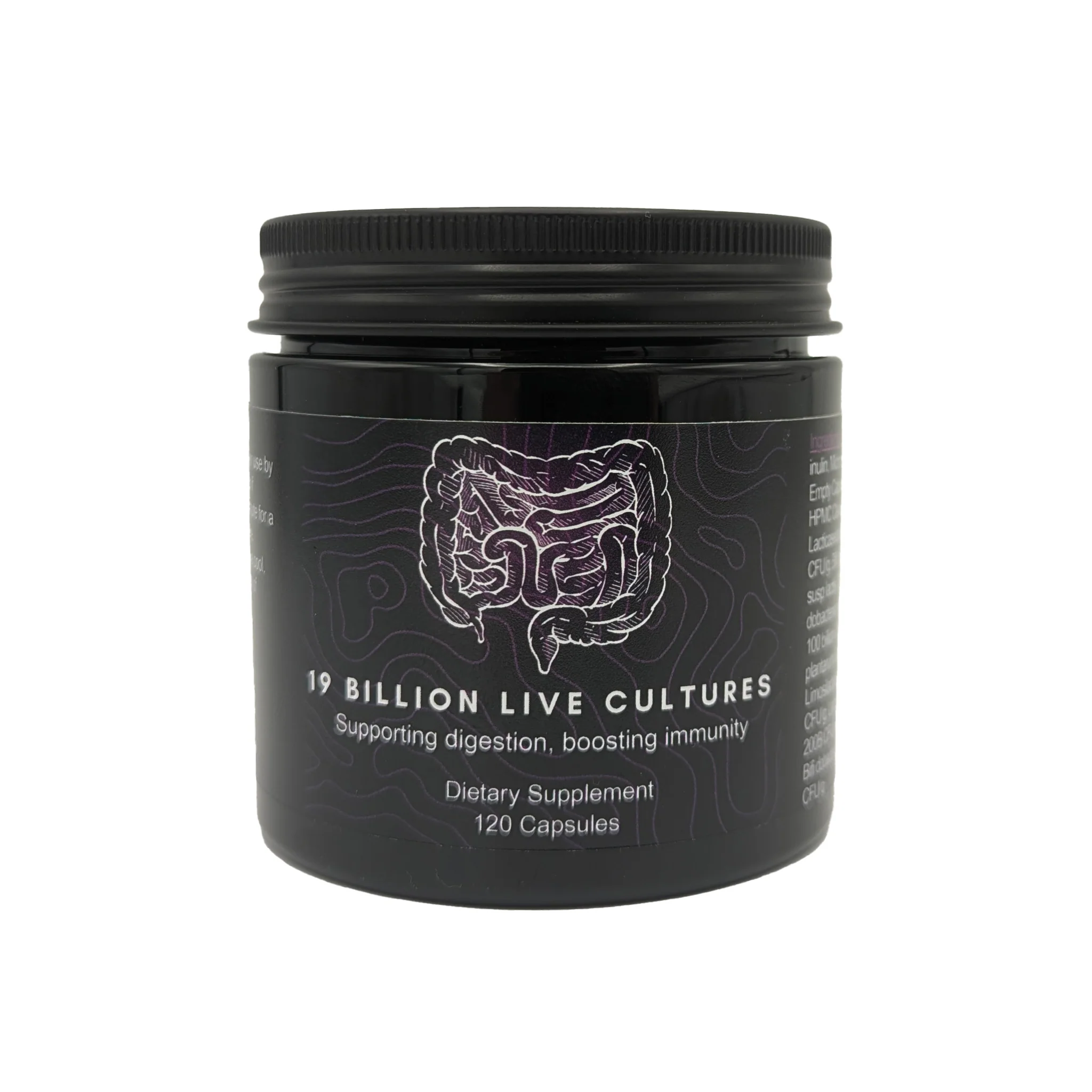 19 Billion Live Cultures with Inulin Digestive System
