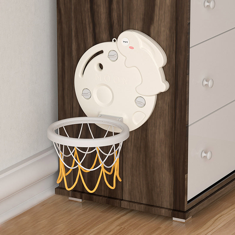 White Kids Sport Toys Basketball Hoop