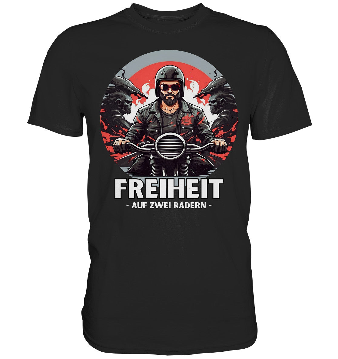 Freiheit auf zwei Rädern - Premium Shirt