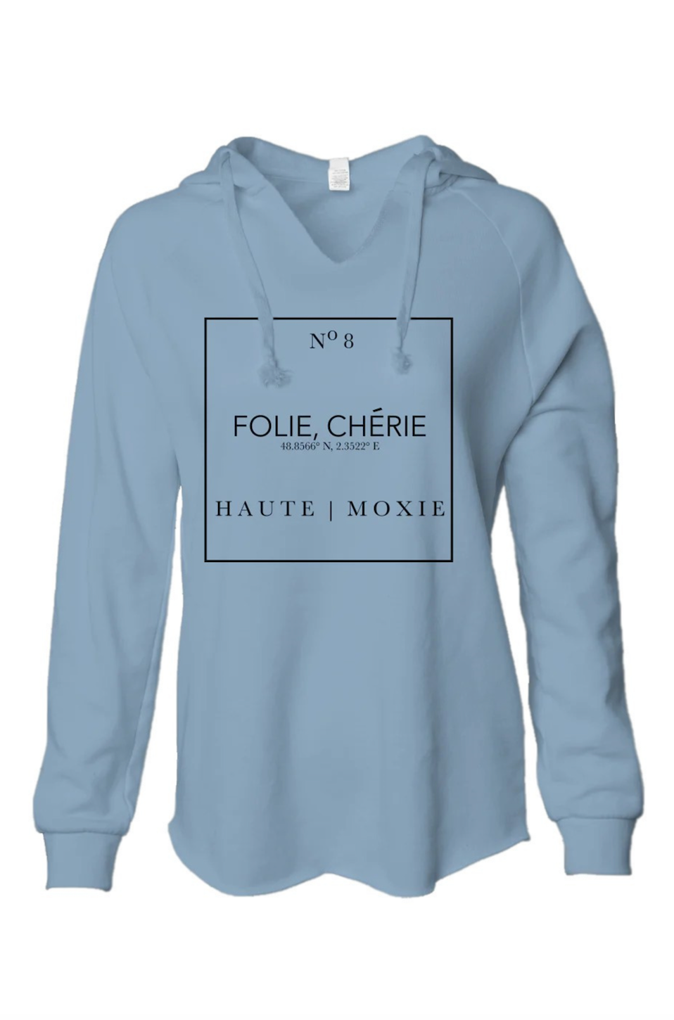 MADNESS DARLING LIGHTWEIGHT HOODIE MISRTY BLUE