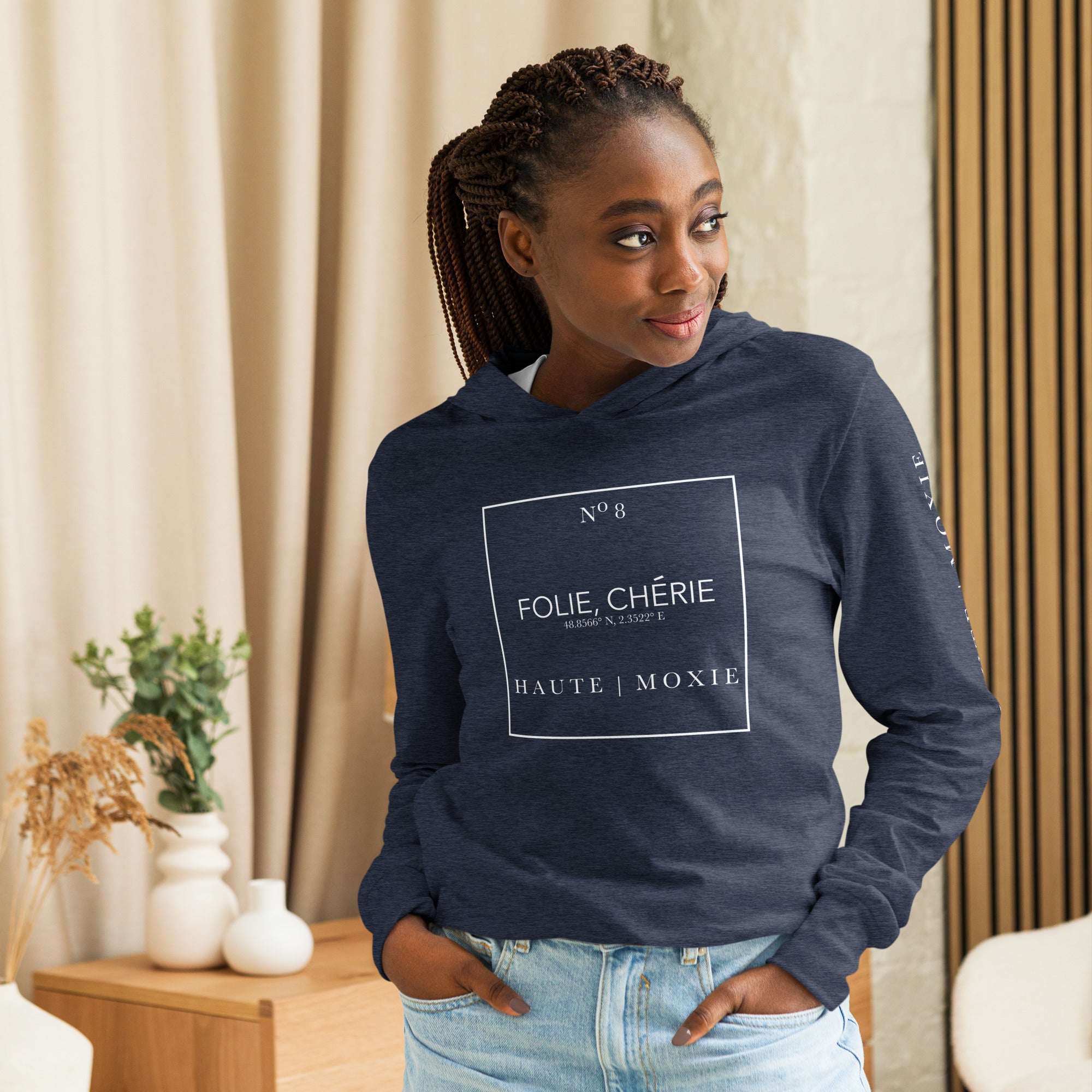 MADNESS DARLING HOODED LONG-SLEEVE TEE
