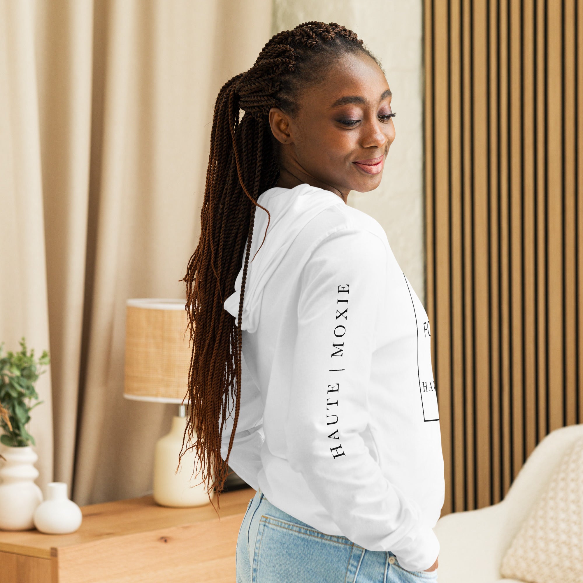 MADNESS DARLING HOODED LONG-SLEEVE TEE