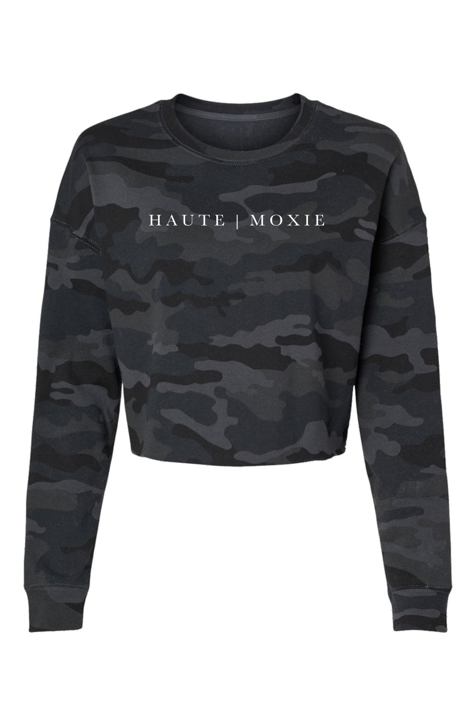 MOXIE CAMO CROP TOP