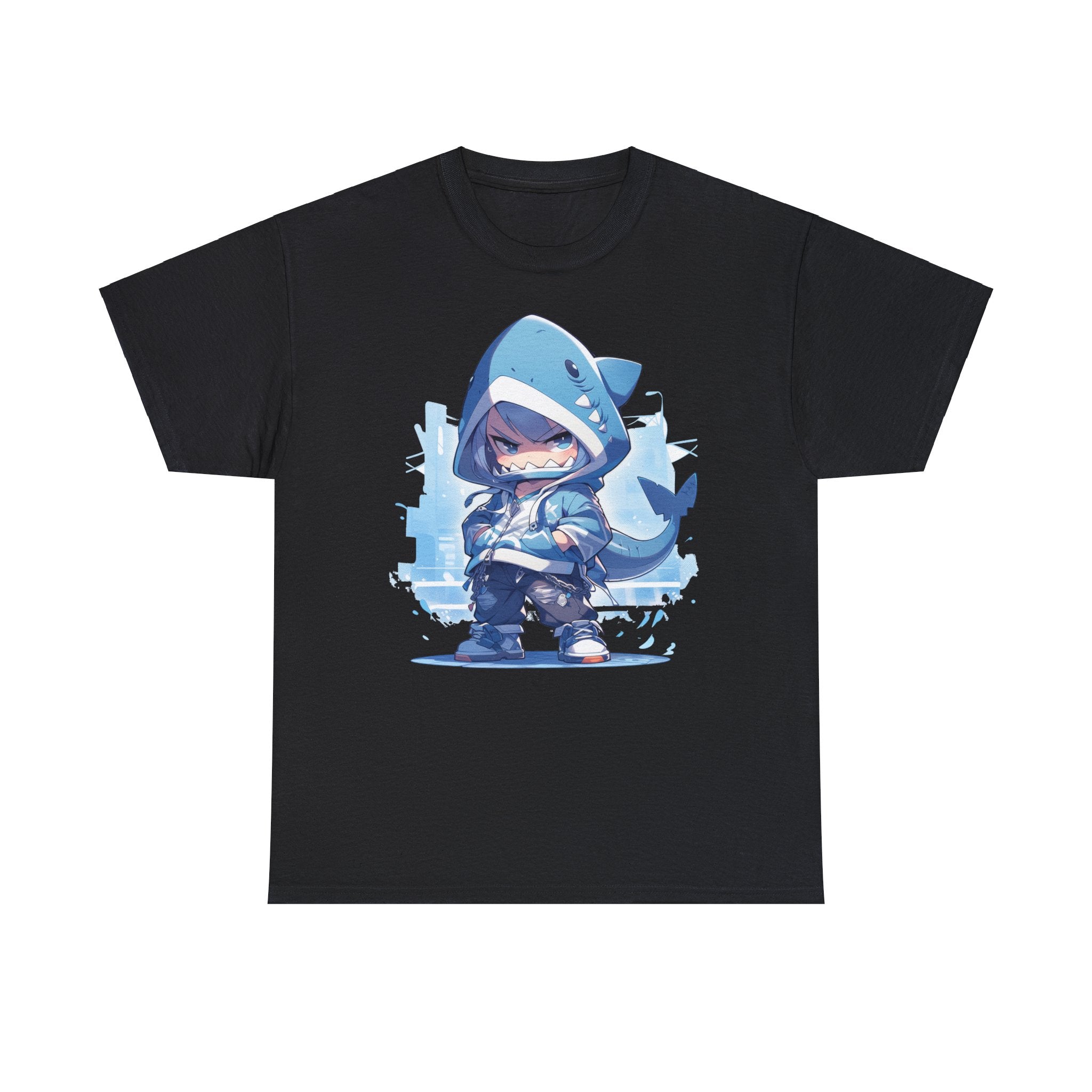 Cute Shark Character T-Shirt