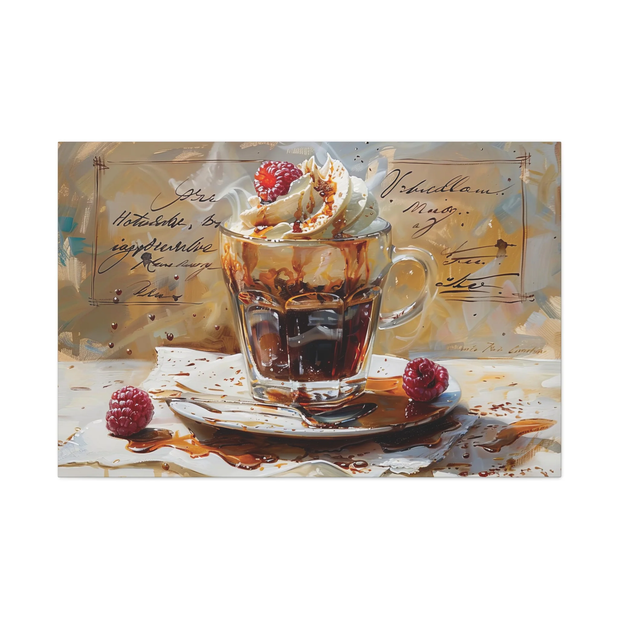 Affogato al Caffè Canvas Art