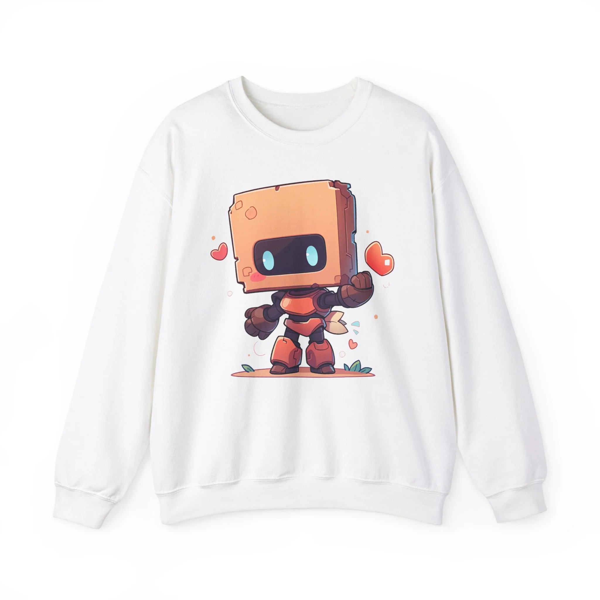 Cute Robot Character Sweatshirt