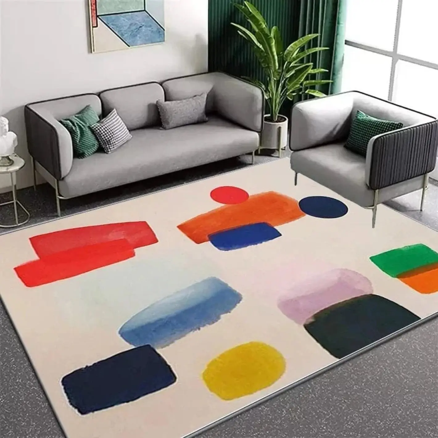 Tapis multicolore