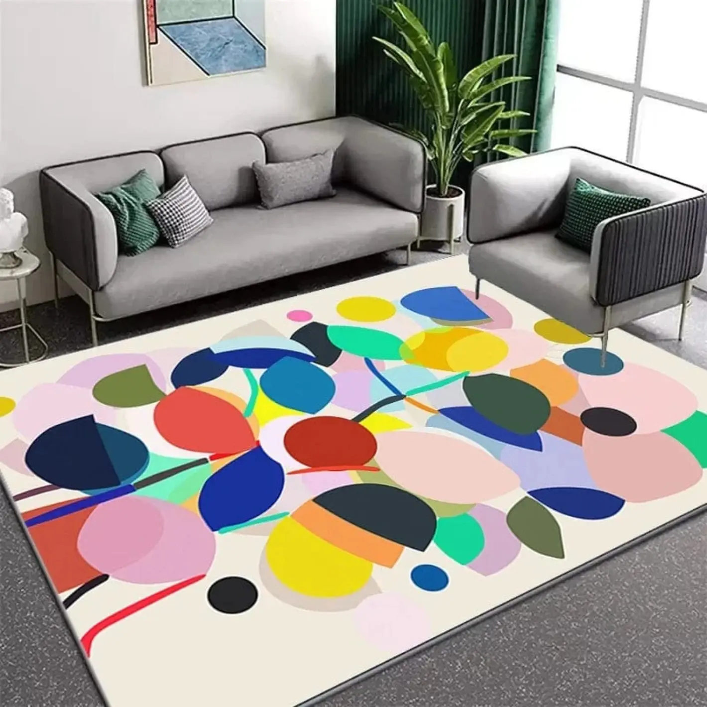 Tapis multicolore