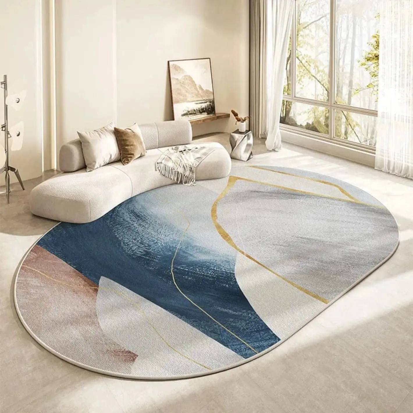 Tapis ovale