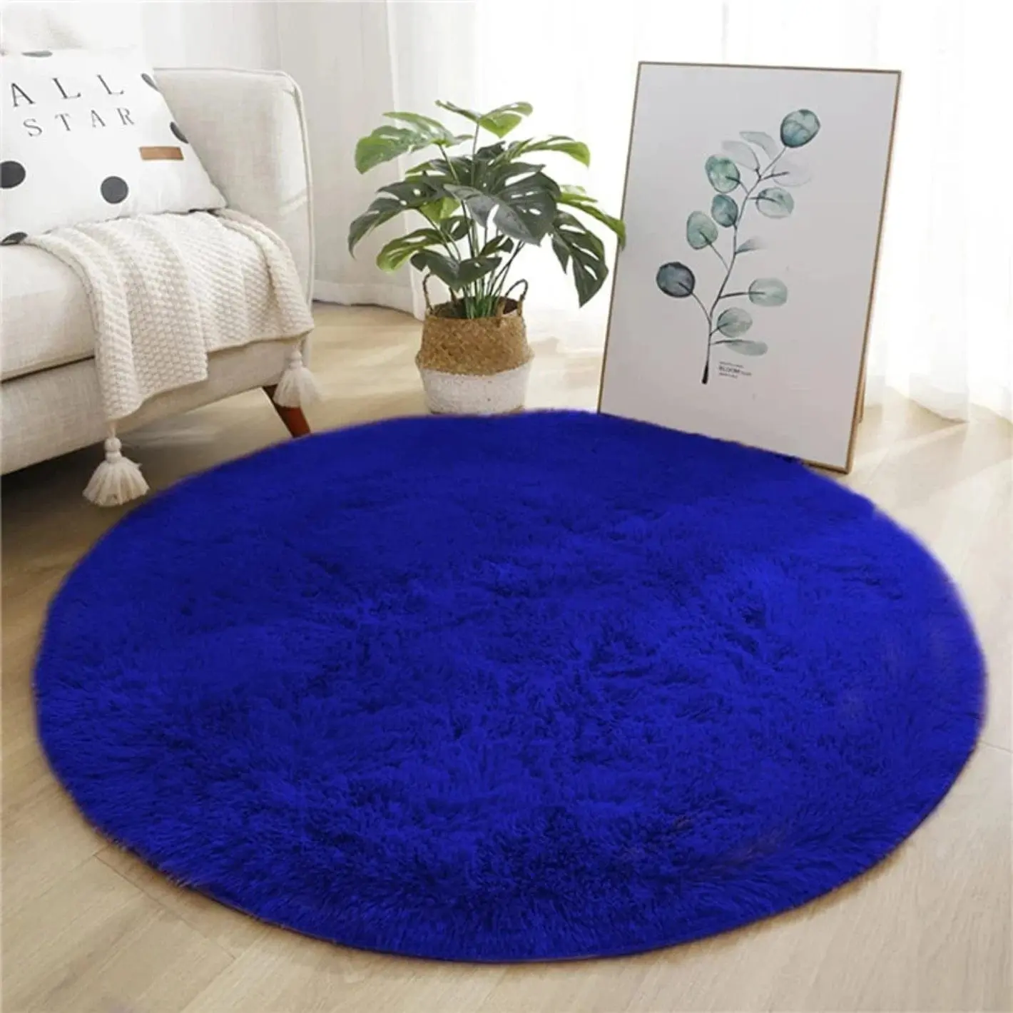 Tapis bleu