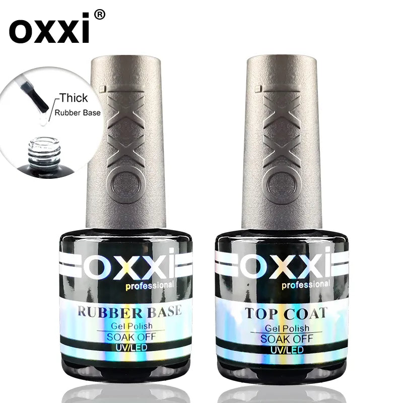 "OXXI Base en Caoutchouc Semi-permanente 8ml pour Vernis Gel : Couche Épaisse