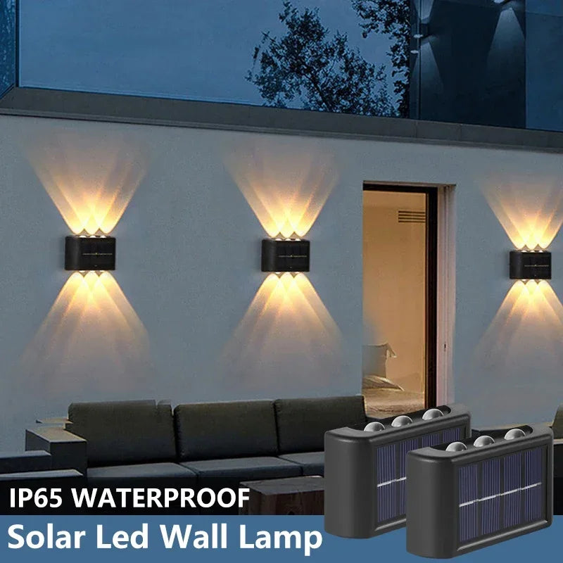 Lampe Murale Solaire Extérieure Imperméable Éclairage Solaire