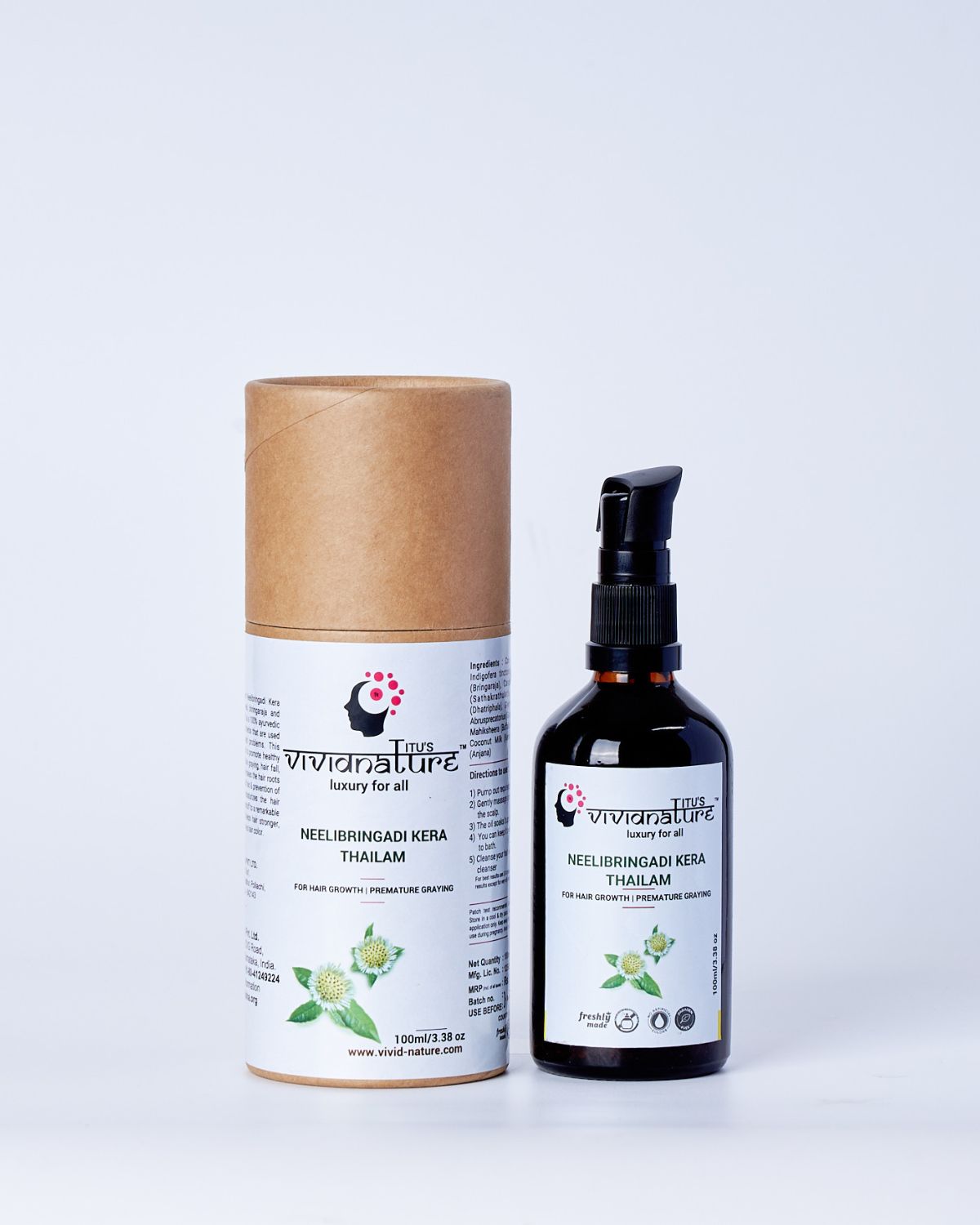 Neelibringadi Thailam | Premature Greying Solution