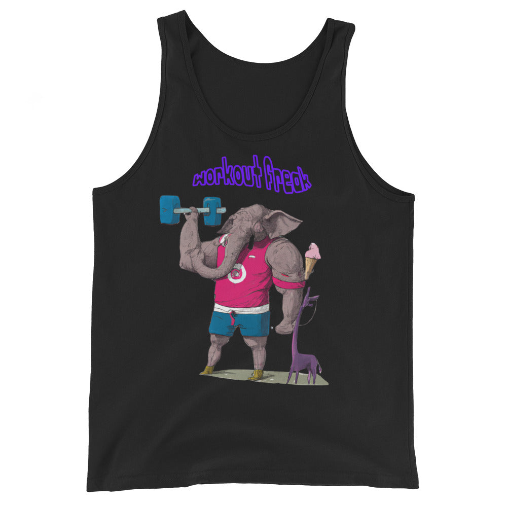 Workout freak   Men's Tank Top