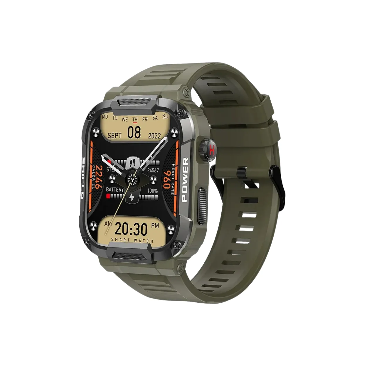 MELANDA 1.85" Outdoor Military Smartwatch