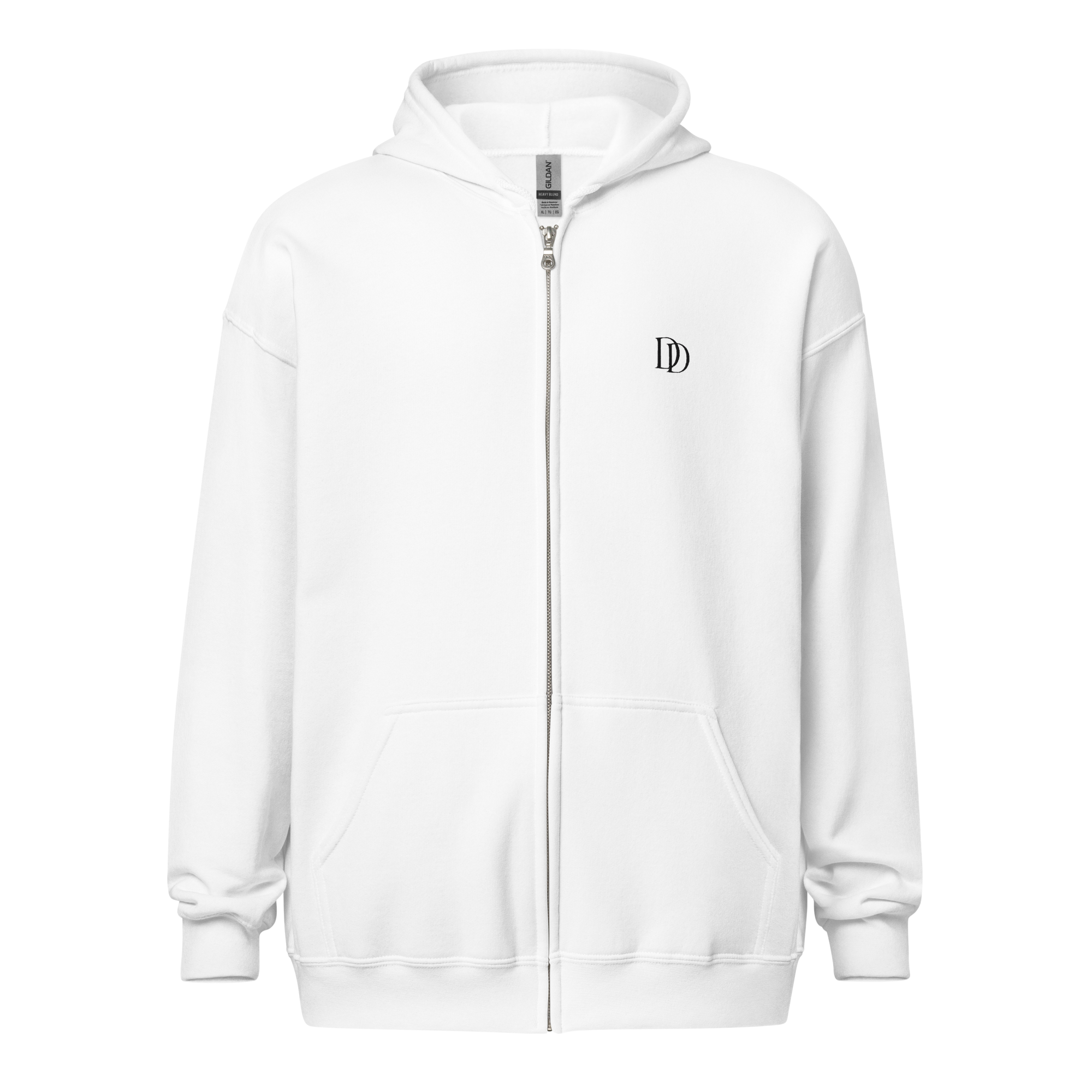 D'oro D'aroma Zip-Hoodie White Premium