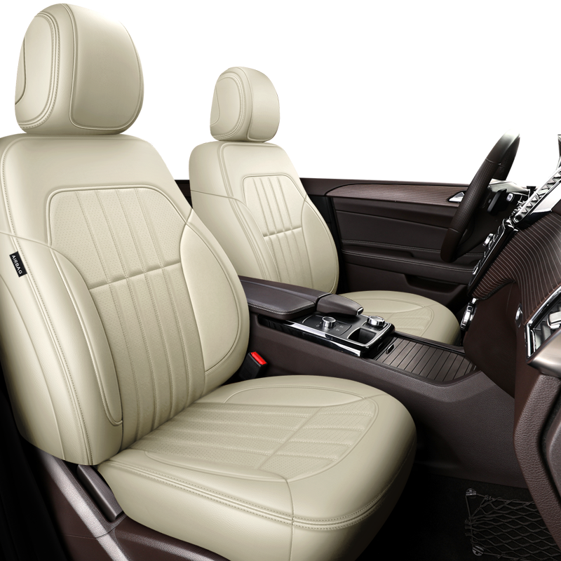 Custom Fit Seat Cover For 5 Seats Full Set Leather Specific For Mercedes Benz W211 W203 W204