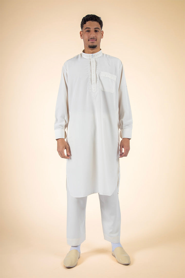 Qamis pakistanais beige