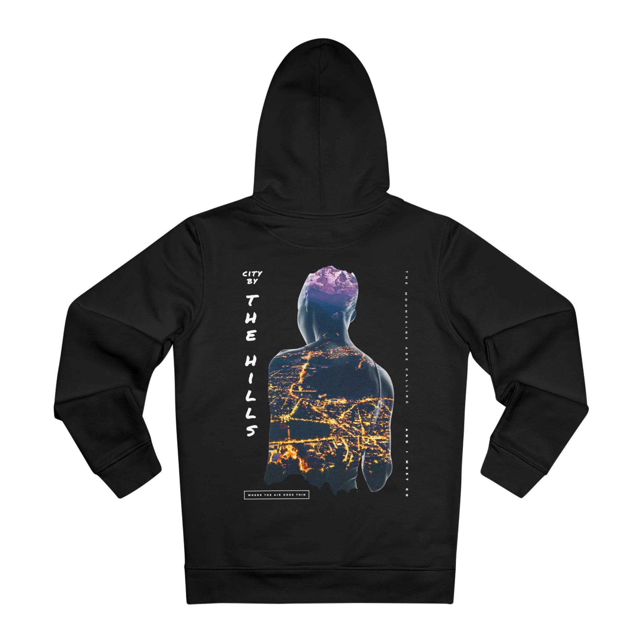 Night City The Hills - Exposure Streetwear - Hoodie - Back Design