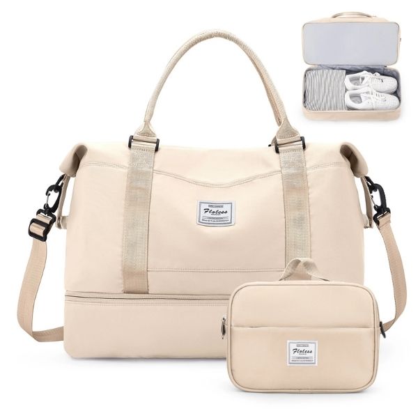 Sac de Voyage Femme avec Compartiment à Chaussures - Parfait pour Tous Vos Déplacements - Tranquility™