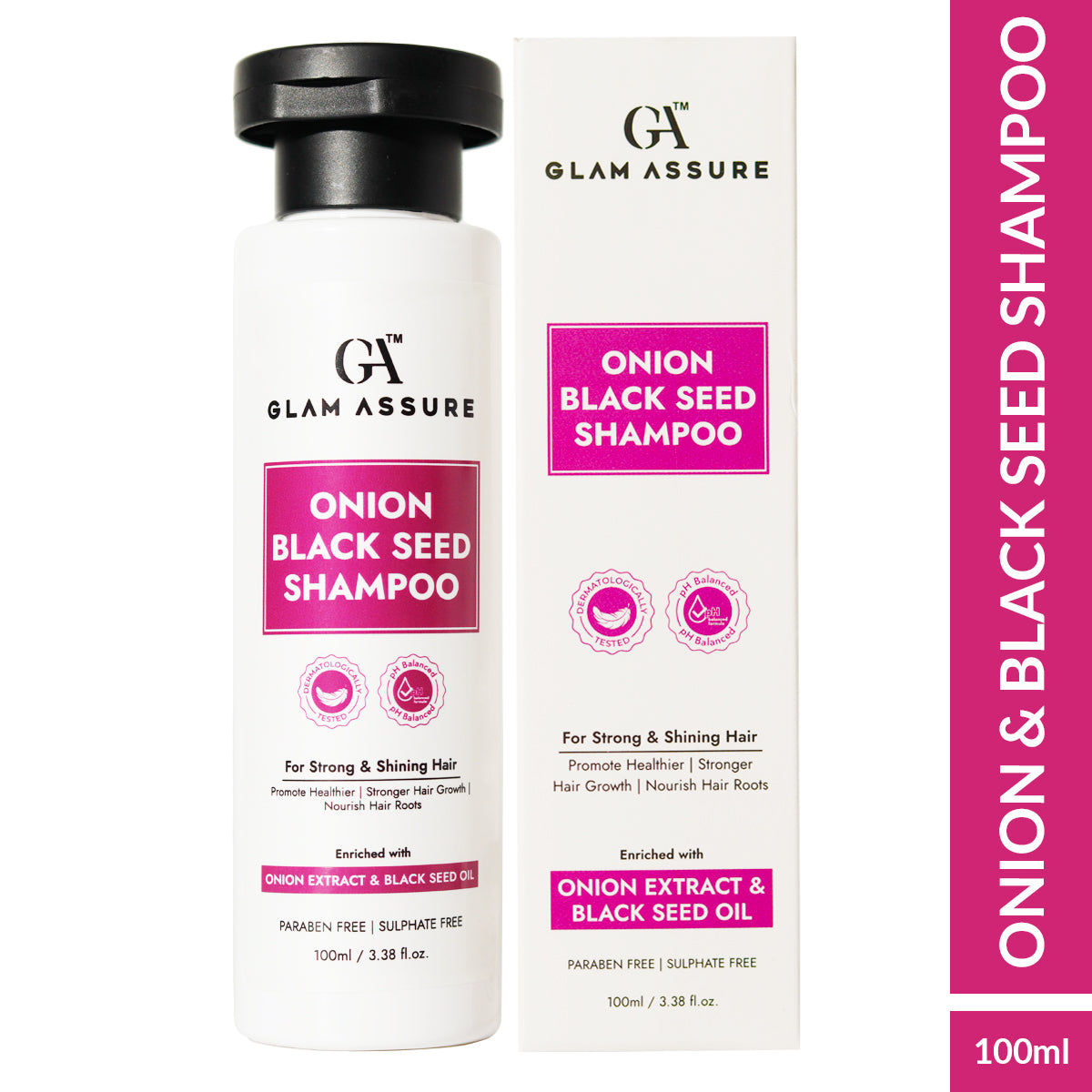 Onion Extract and  Blackseed Oil Shampoo For Strong and Shining Hair | 100ml