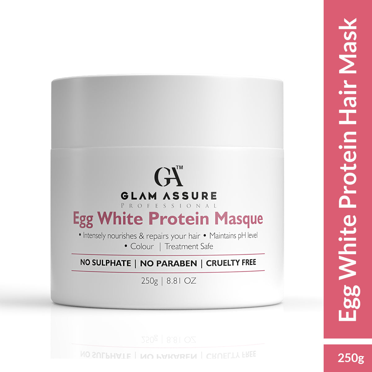 Egg White Protein Masque | Deep Conditioning | For Damaged Hair | Intense Shine and Smoothness | 250g