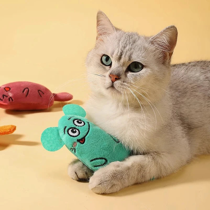 Entertainment Plush Stuffed Pillow Simulation Mouse Cat Toy