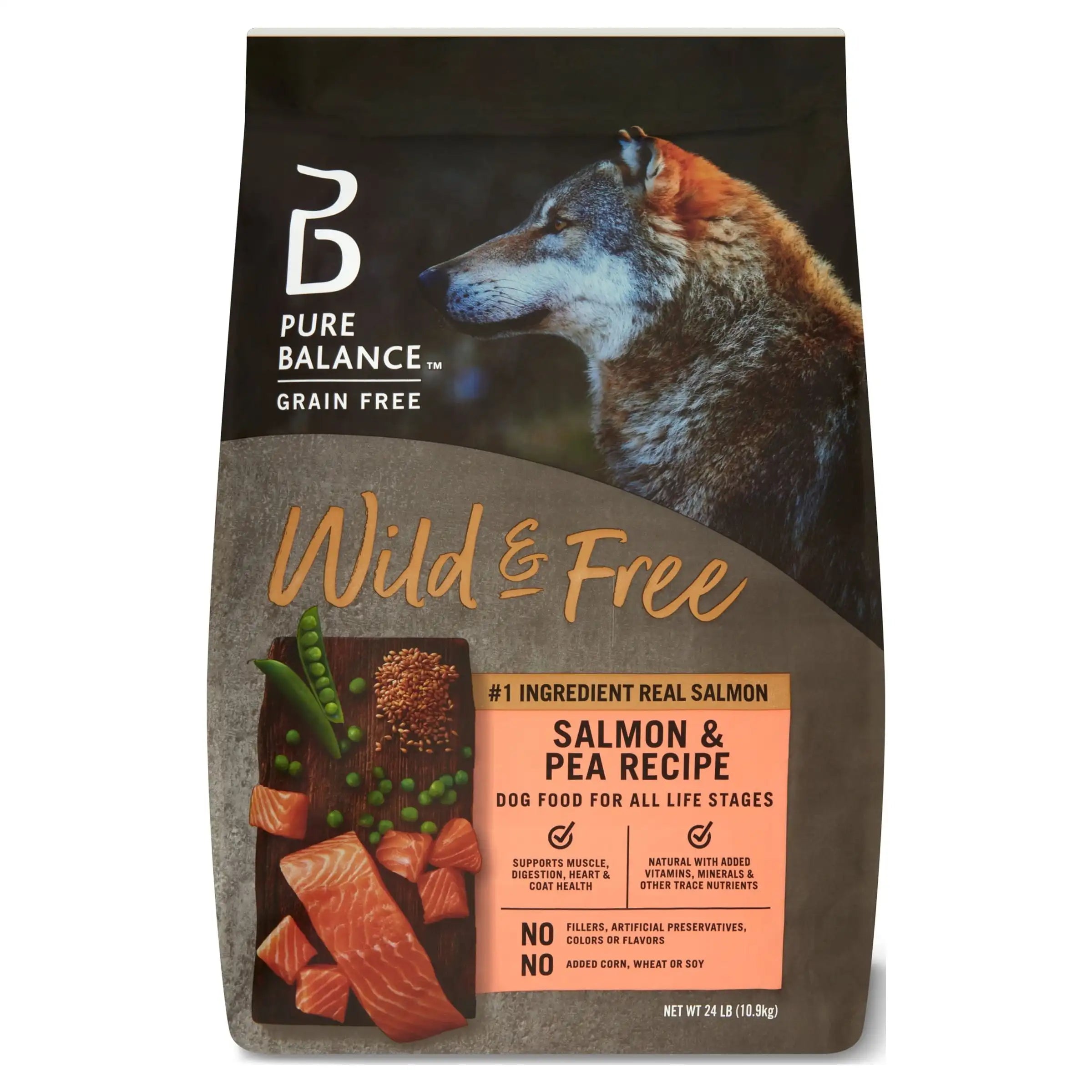 Pure Balance Wild & Free Salmon & Pea Recipe Dry Dog Food
