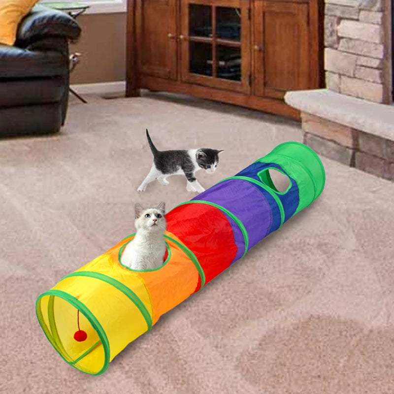 Tunnel Tube Foldable Cat Toys