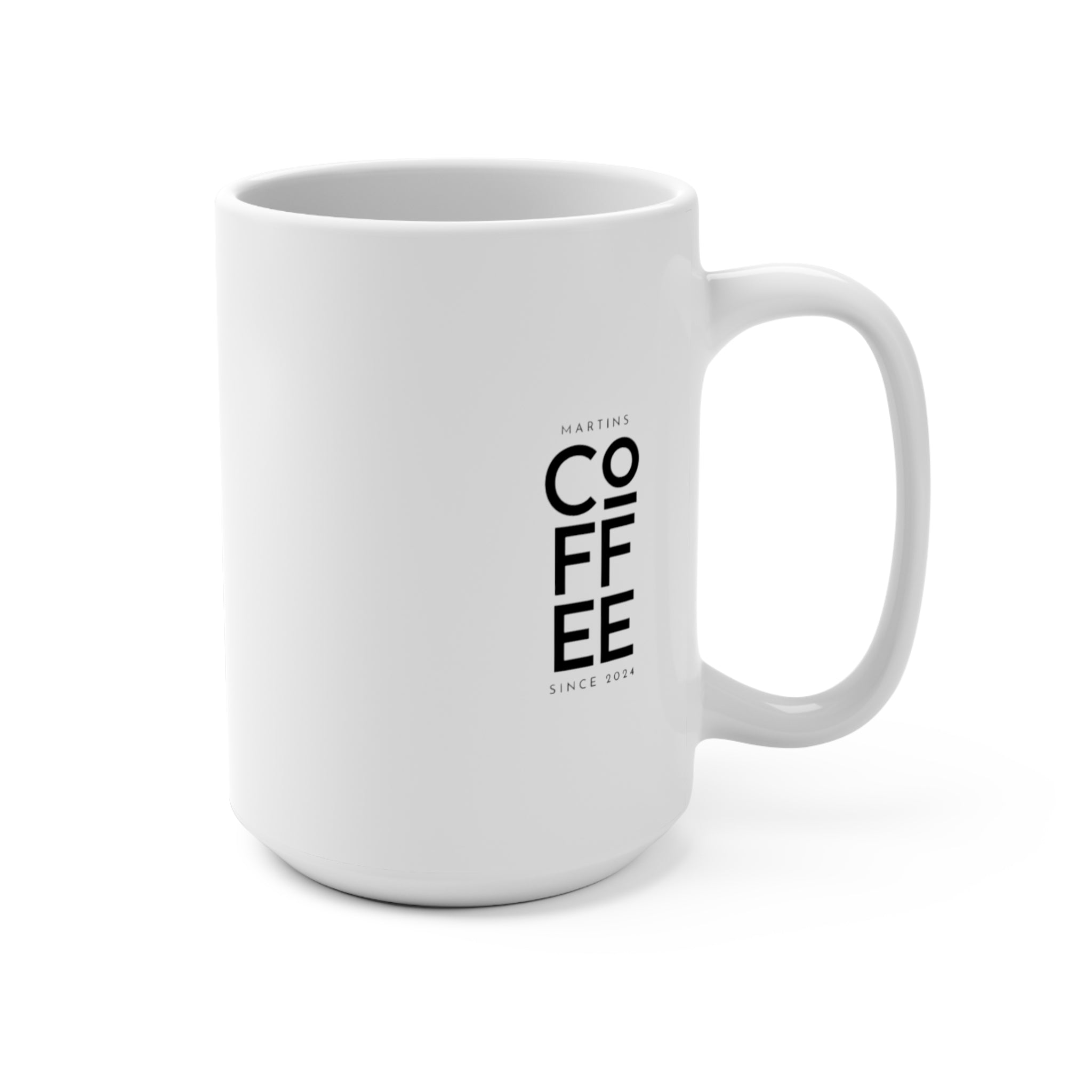 White Ceramic Mug 15oz